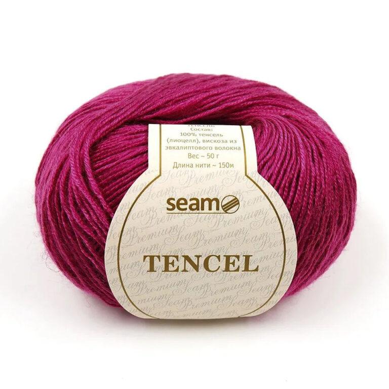 Пряжа для вязания SEAM «TENCEL» (№30) Фуксия