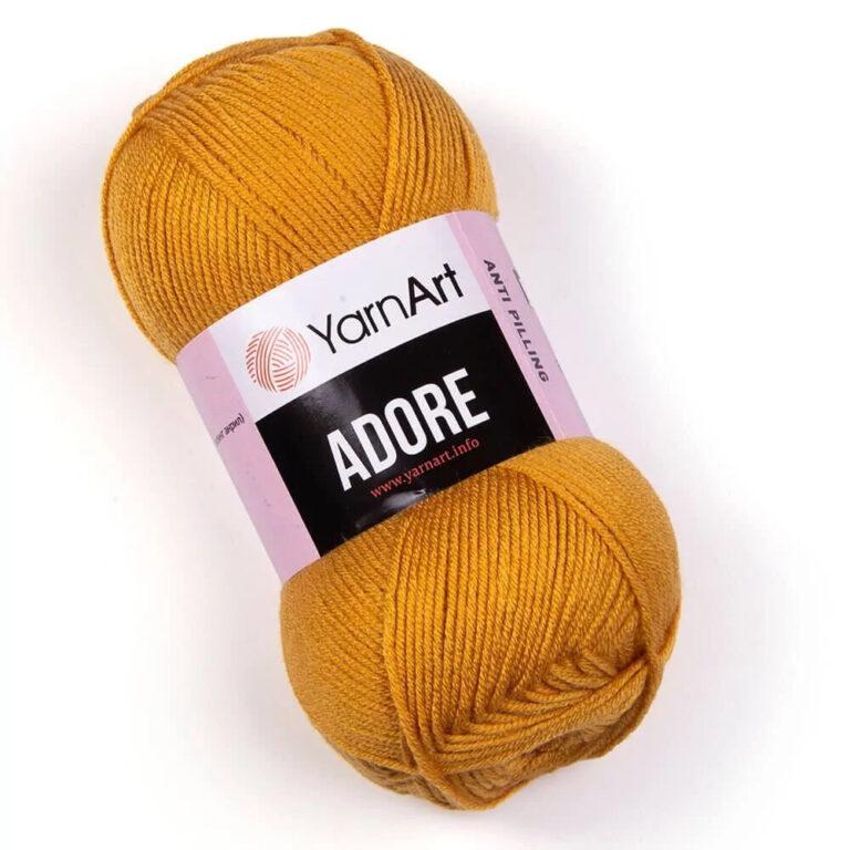 Пряжа для вязания YARNART “ADORE” (№334) Горчичный