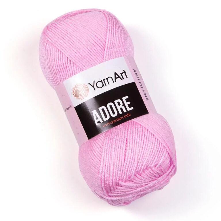 Пряжа для вязания YARNART “ADORE” (№338) Розовый
