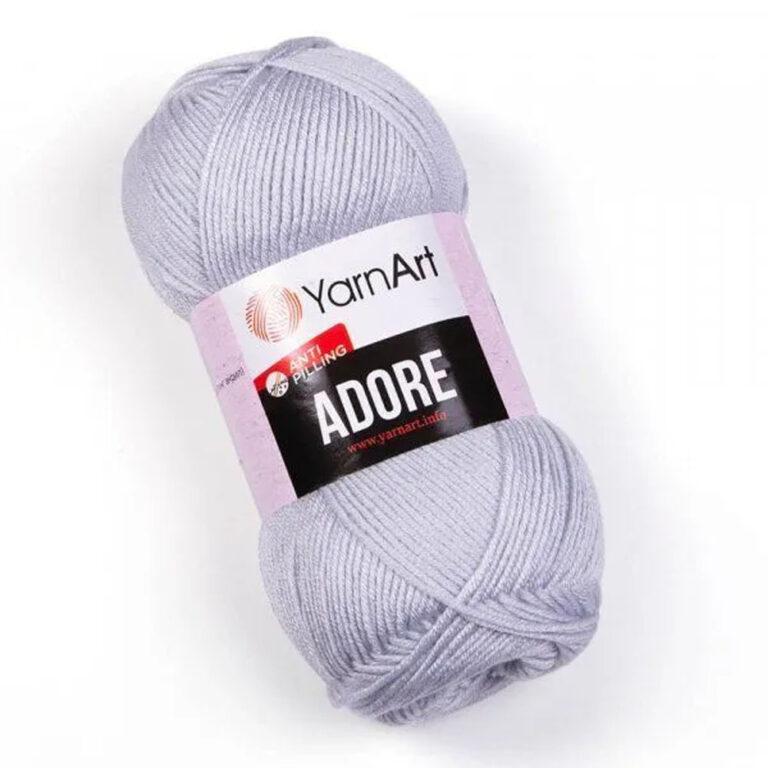 Пряжа для вязания YARNART “ADORE” (№363) Стальной