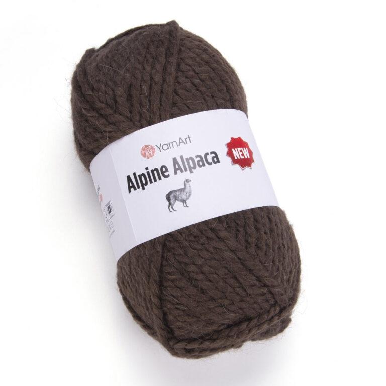Пряжа для вязания YARNART “ALPINE ALPACA NEW” (№1431) Коричневый