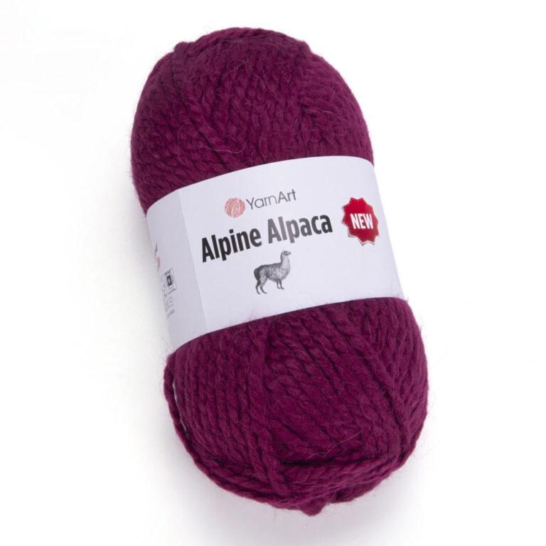 Пряжа для вязания YARNART “ALPINE ALPACA NEW” (№1441) Темная малина