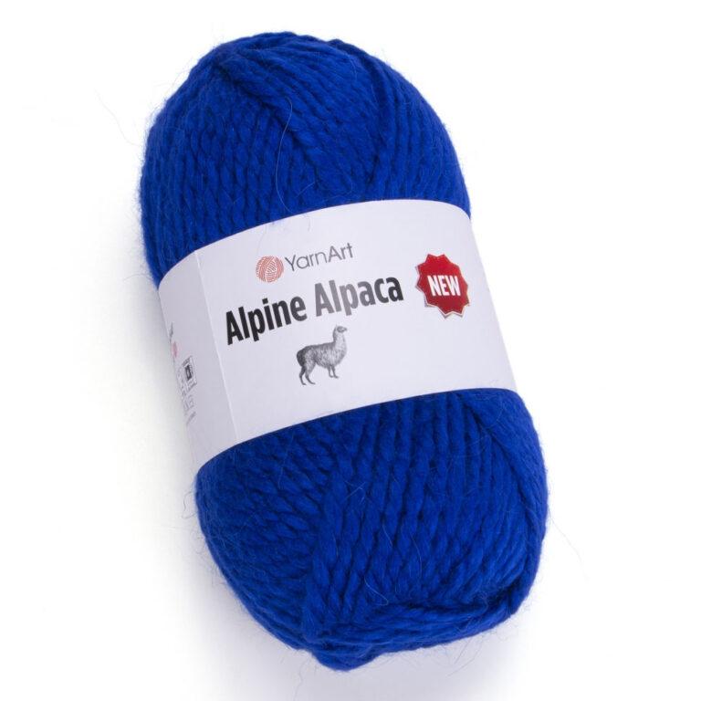 Пряжа для вязания YARNART “ALPINE ALPACA NEW” (№1442) Ярко-синий