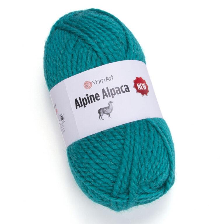 Пряжа для вязания YARNART “ALPINE ALPACA NEW” (№1446) Бирюзовый
