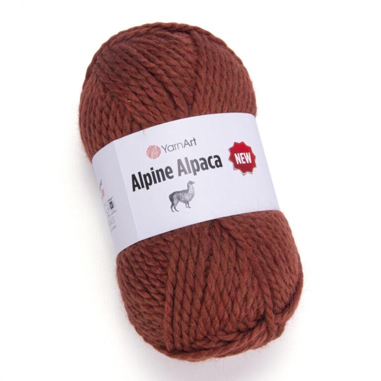 Пряжа для вязания YARNART “ALPINE ALPACA NEW” (№1452) Кирпичный