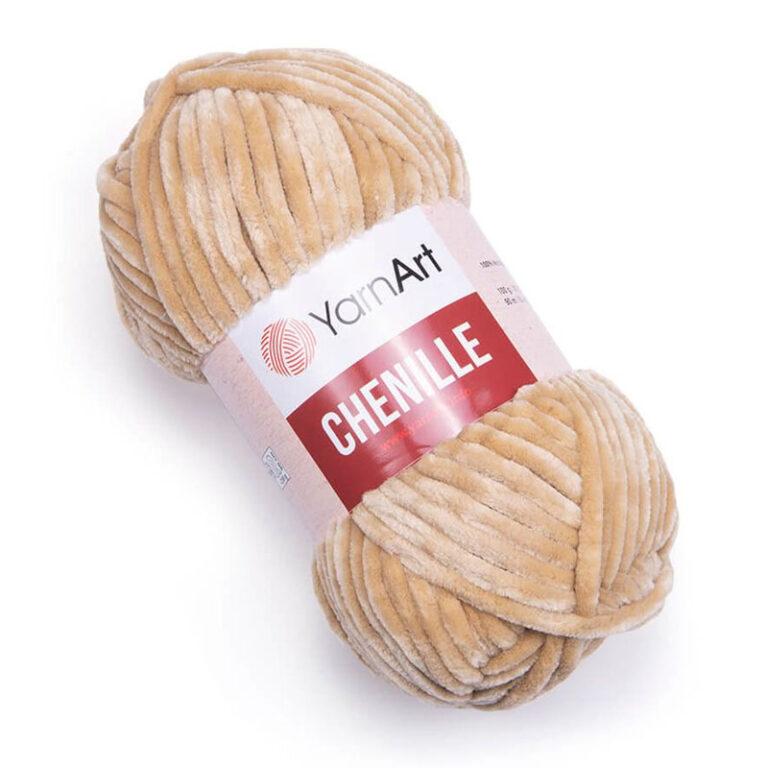 Пряжа для вязания YARNART “CHENILLE” (№547) Бежевый