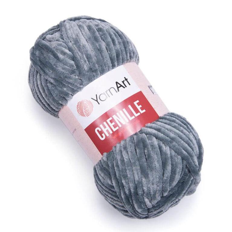 Пряжа для вязания YARNART “CHENILLE” (№560) Темно-серый