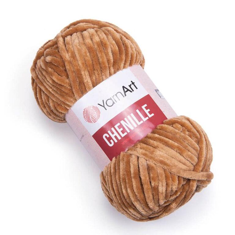 Пряжа для вязания YARNART “CHENILLE” (№565) Светло-коричневый