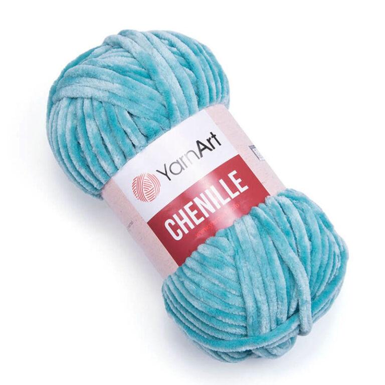 Пряжа для вязания YARNART “CHENILLE” (№570) Морская волна