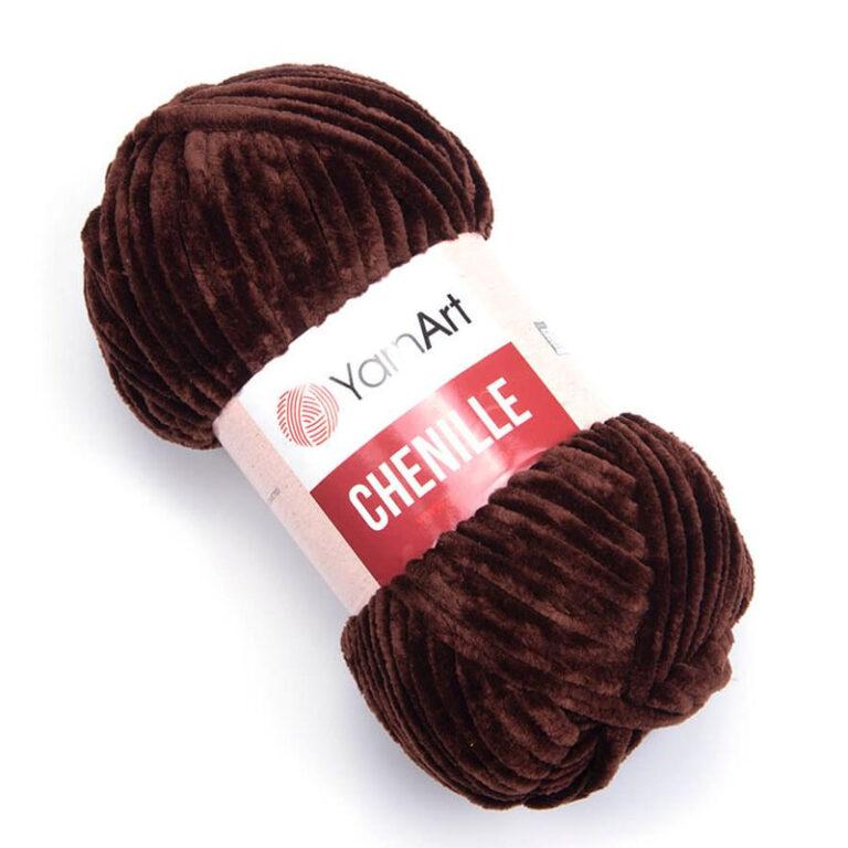 Пряжа для вязания YARNART “CHENILLE” (№575) Коричневый