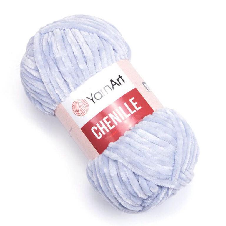 Пряжа для вязания YARNART “CHENILLE” (№576) Небесный
