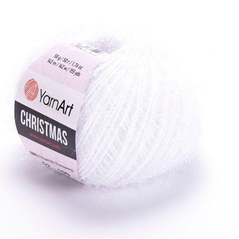 Пряжа для вязания YARNART “CHRISTMAS” (№02) Белый