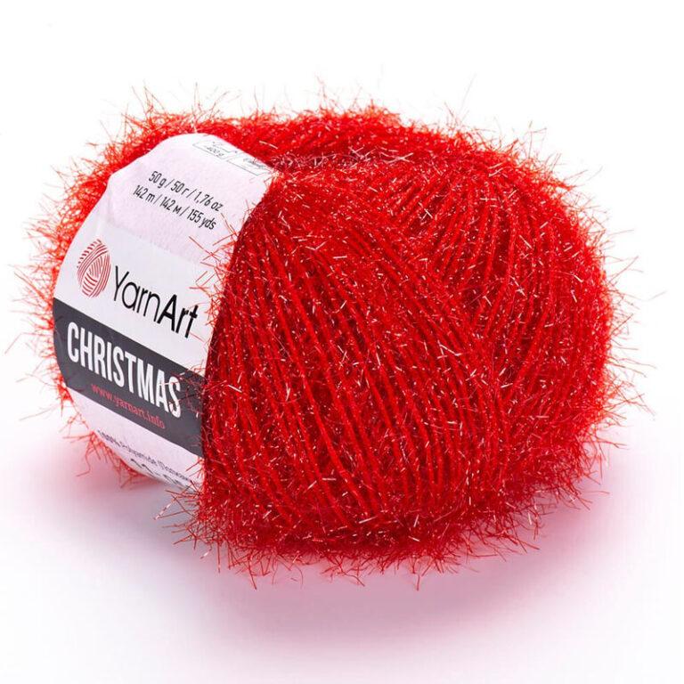 Пряжа для вязания YARNART “CHRISTMAS” (№11) Красный