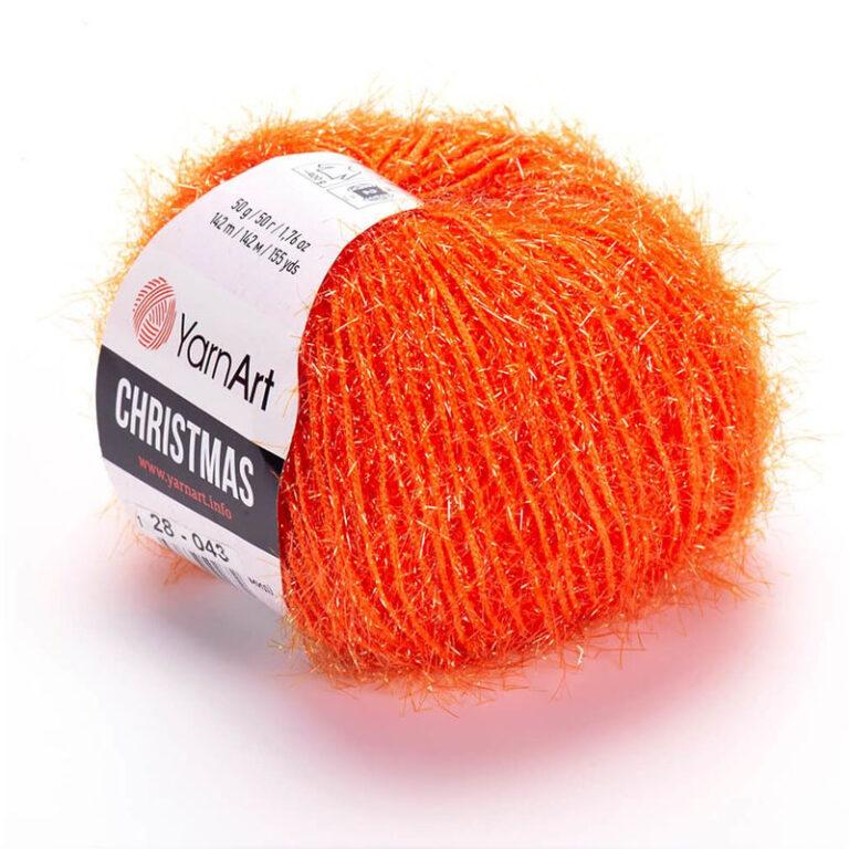 Пряжа для вязания YARNART “CHRISTMAS” (№28) Оранжевый