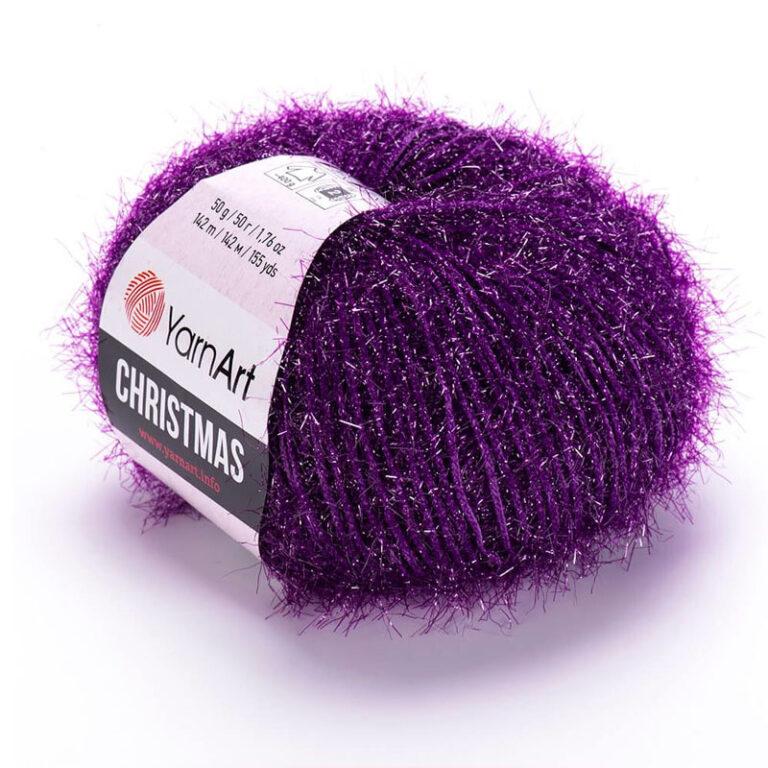 Пряжа для вязания YARNART “CHRISTMAS” (№35) Фиолетовый