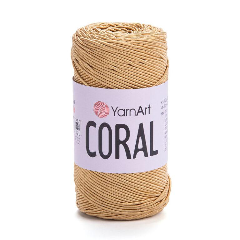 Пряжа для вязания YARNART “CORAL” (№1903) Молочный беж