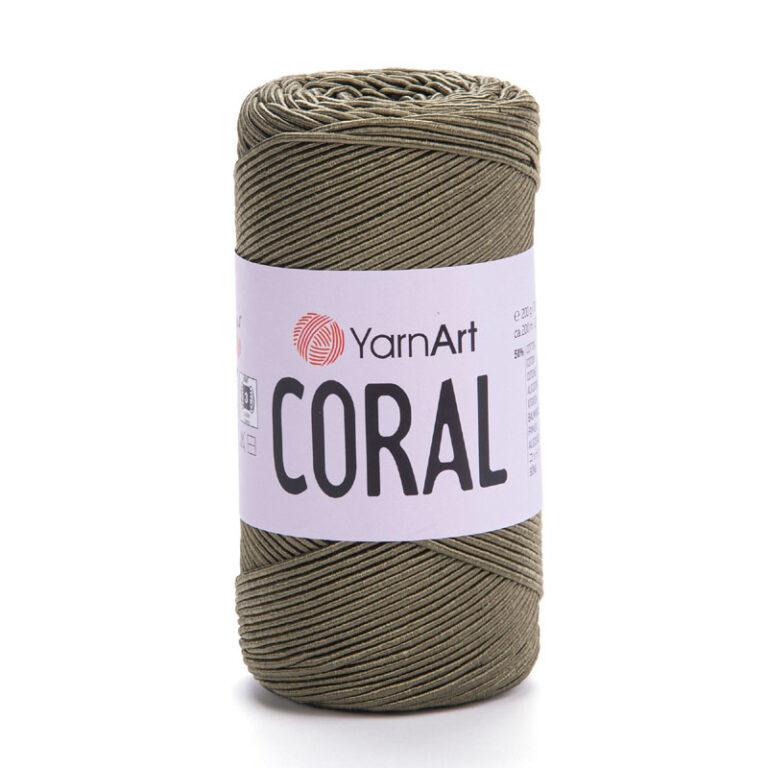 Пряжа для вязания YARNART “CORAL” (№1920) Темный беж