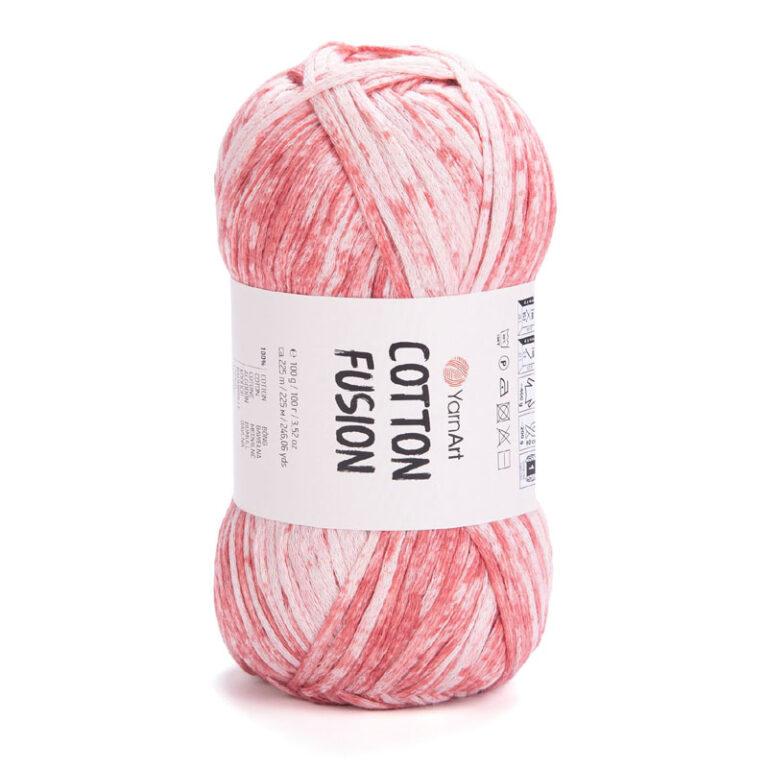 Пряжа для вязания YARNART “COTTON FUSION” (№3643) Розовая шпинель