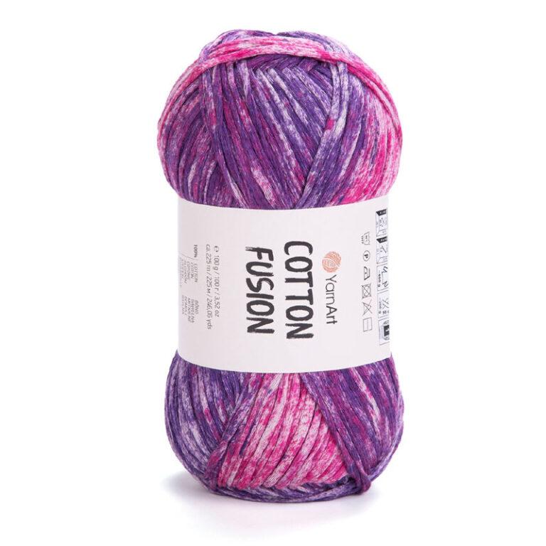 Пряжа для вязания YARNART “COTTON FUSION” (№3647) Сливовый джем