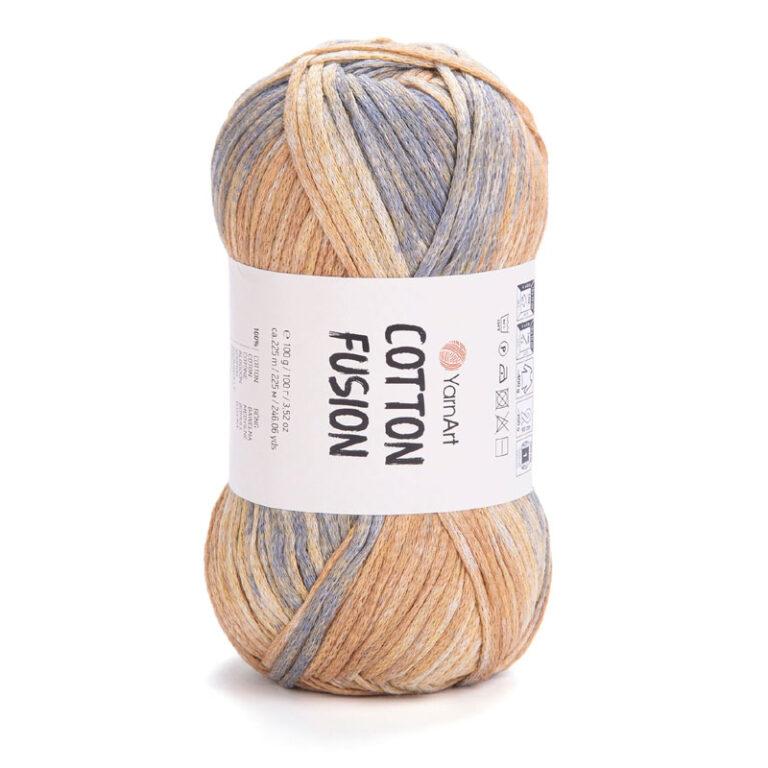 Пряжа для вязания YARNART “COTTON FUSION” (№3656) Горячий песок
