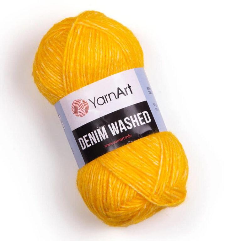 Пряжа для вязания YARNART “DENIM WASHED” (№901) Желтый