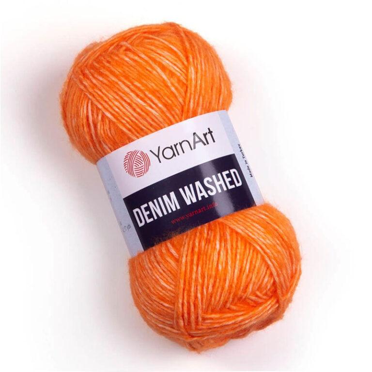 Пряжа для вязания YARNART “DENIM WASHED” (№902) Оранжевый