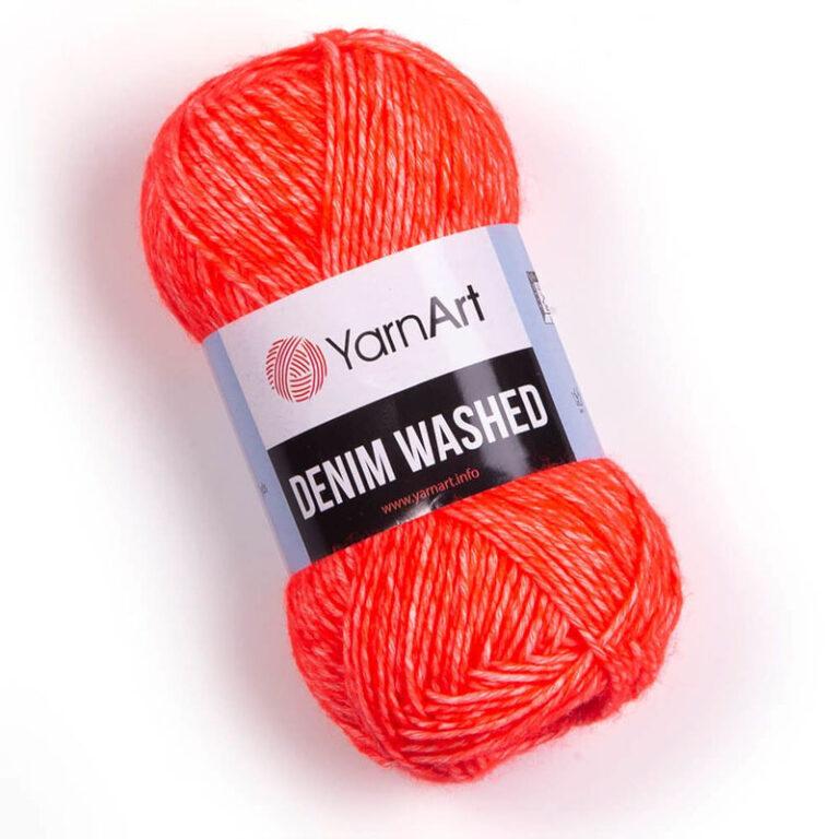 Пряжа для вязания YARNART “DENIM WASHED” (№913) Алый