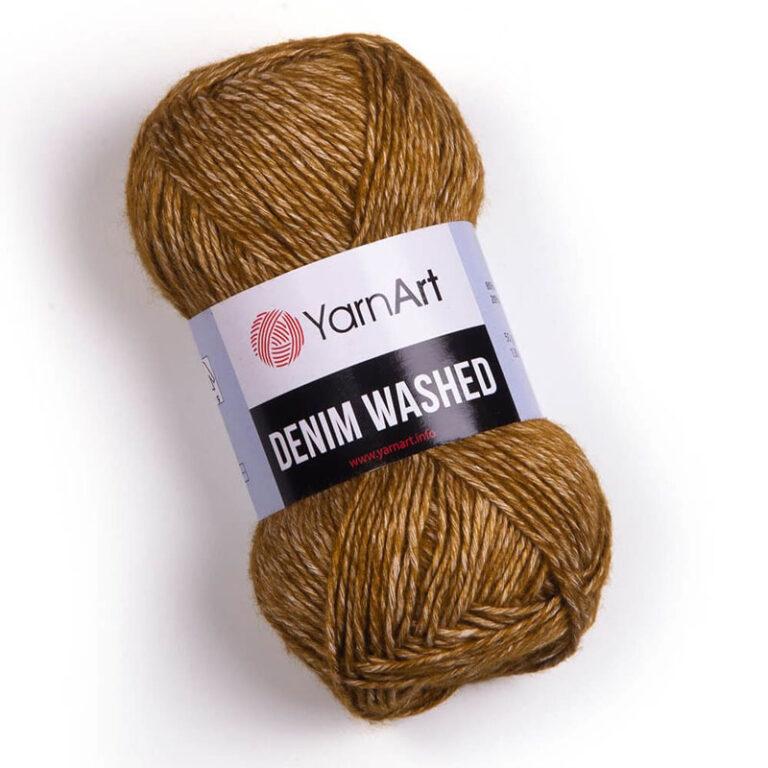 Пряжа для вязания YARNART “DENIM WASHED” (№927) Горчица