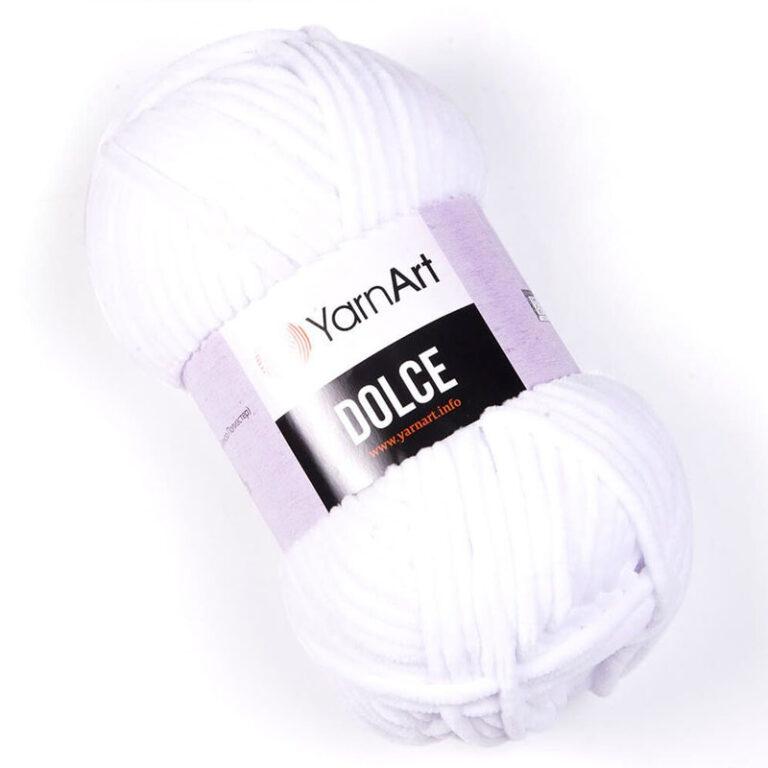 Пряжа для вязания YARNART «DOLCE» (№741) Белый