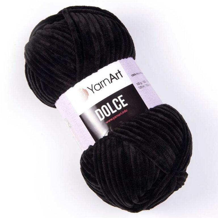 Пряжа для вязания YARNART «DOLCE» (№742) Черный