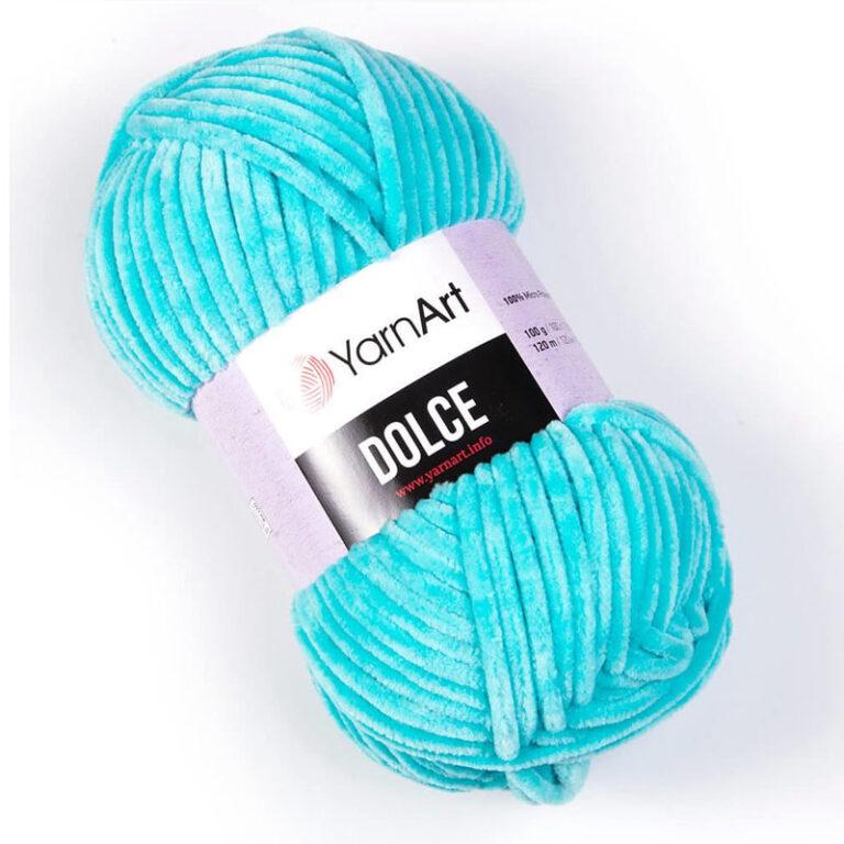 Пряжа для вязания YARNART «DOLCE» (№746) Голубая бирюза