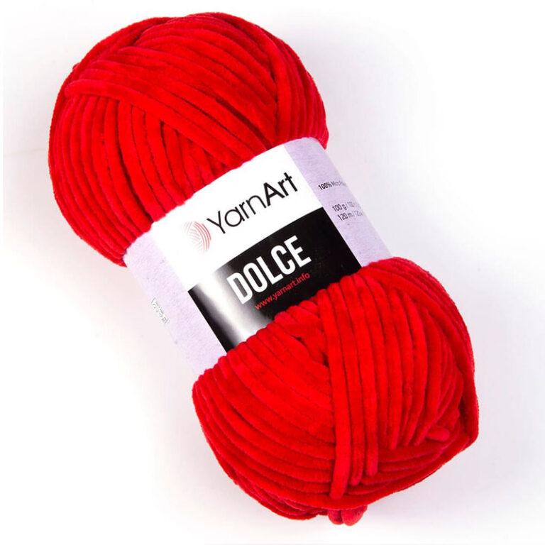 Пряжа для вязания YARNART «DOLCE» (№748) Алый