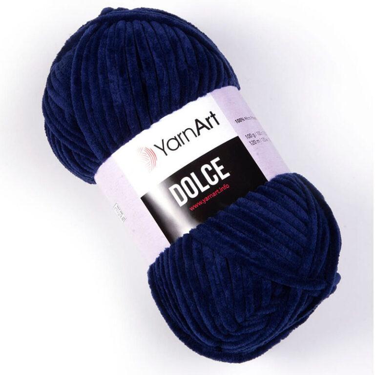 Пряжа для вязания YARNART «DOLCE» (№756) Темно-синий