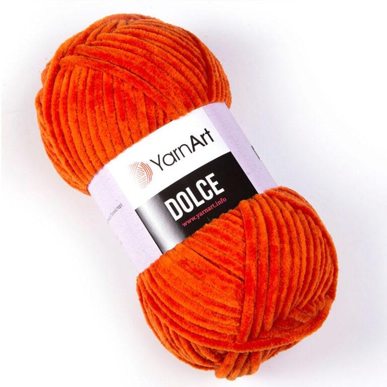 Пряжа для вязания YARNART «DOLCE» (№778) Оранжевый