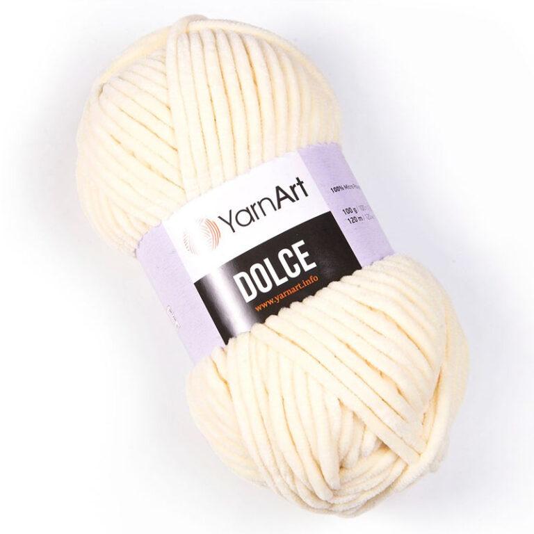 Пряжа для вязания YARNART «DOLCE» (№783) Бледно-желтый