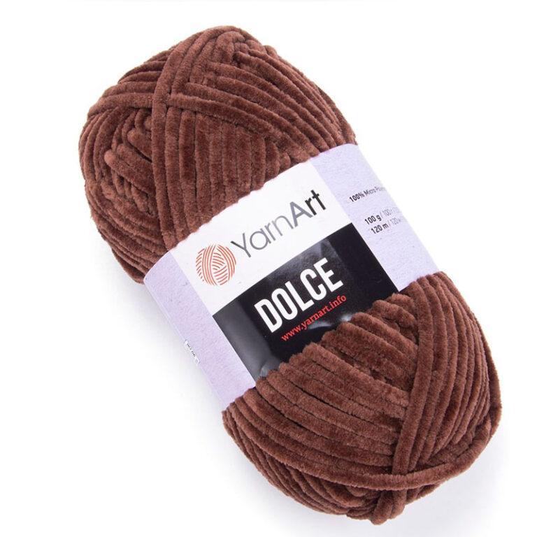 Пряжа для вязания YARNART «DOLCE» (№791) Темный шоколад