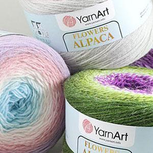 YARNART "FLOWERS ALPACA" (Ярнарт Фловерс Альпака) – пряжа для вязания