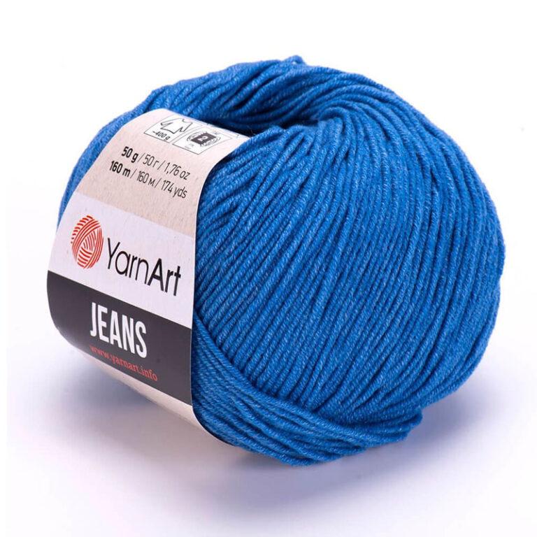 Пряжа для вязания YARNART «JEANS» (№16) Синий