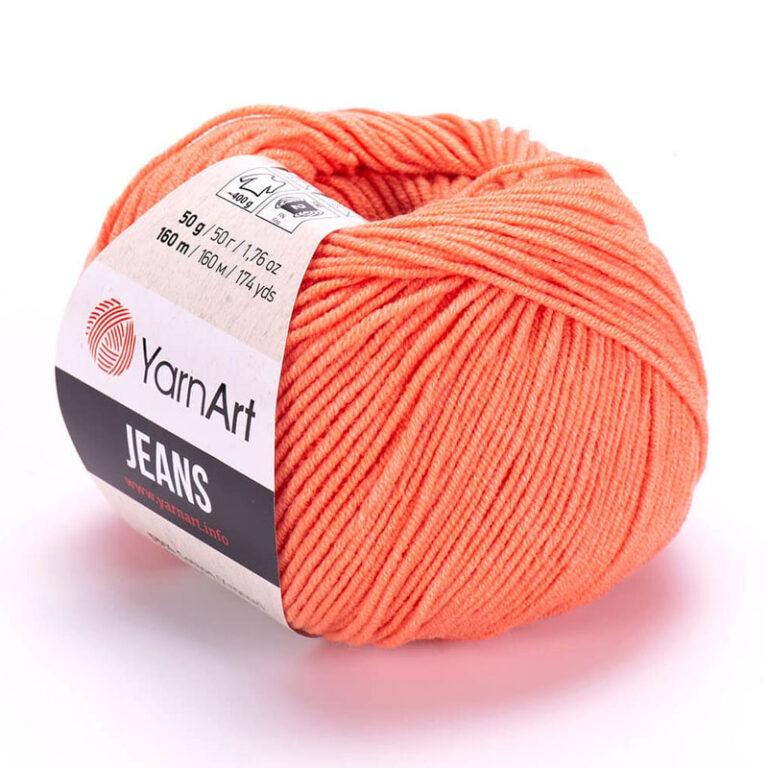Пряжа для вязания YARNART «JEANS» (№23) Светло-терракотовый