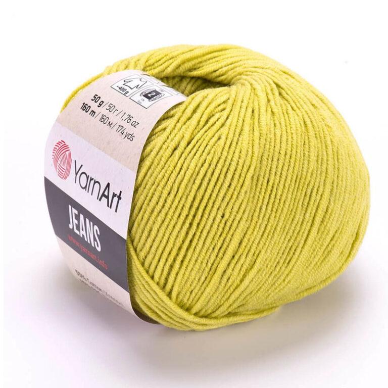 Пряжа для вязания YARNART «JEANS» (№29) Фисташка