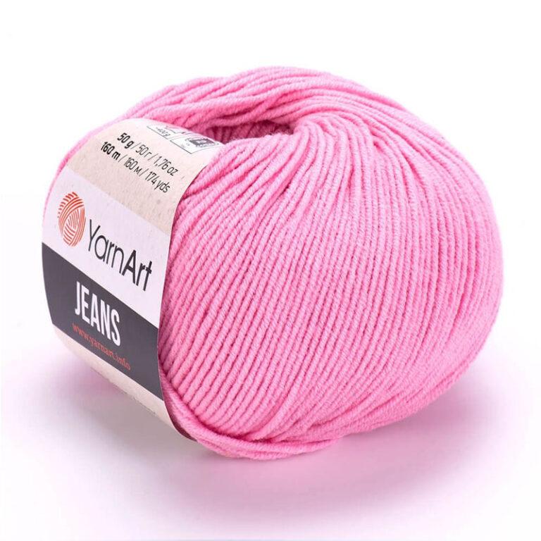 Пряжа для вязания YARNART «JEANS» (№36) Светло-розовый