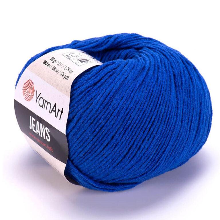Пряжа для вязания YARNART «JEANS» (№47) Васильковый