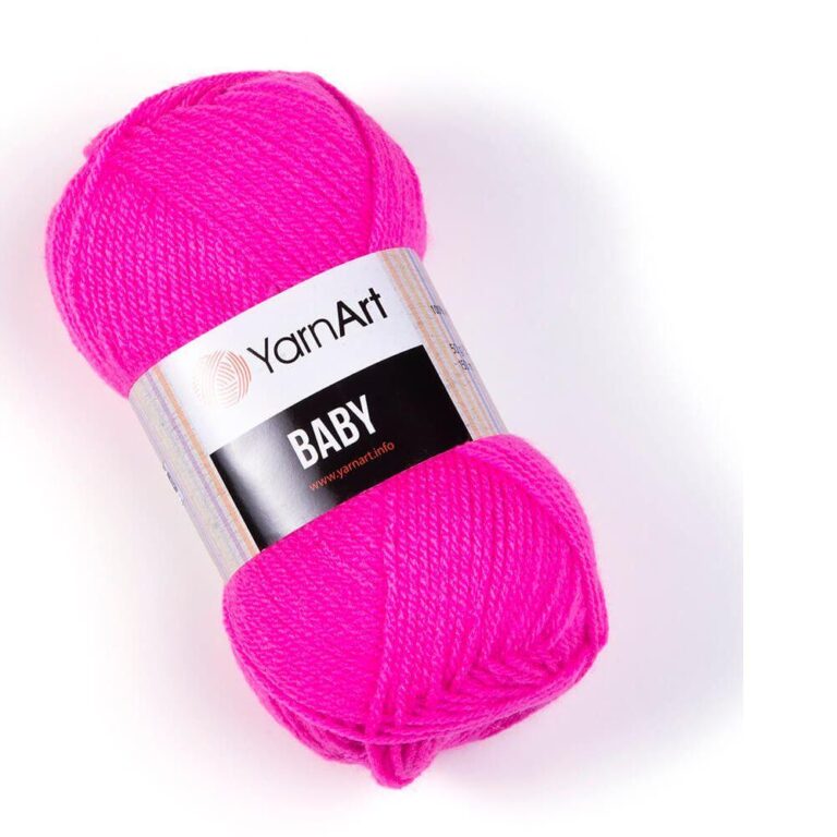 Пряжа для вязания YARNART «BABY» (№174) Ярко-розовый