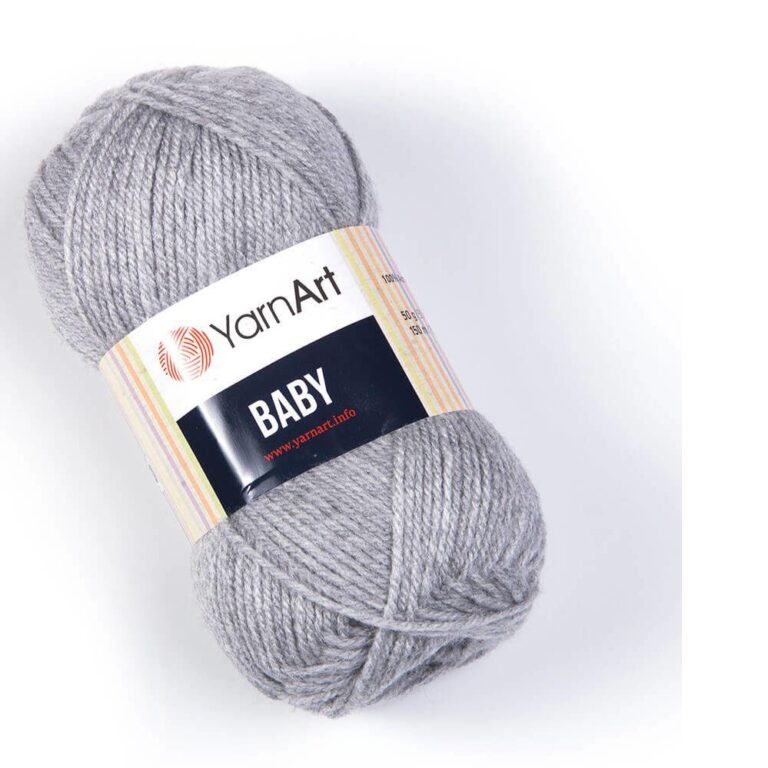 Пряжа для вязания YARNART «BABY» (№195) Серый