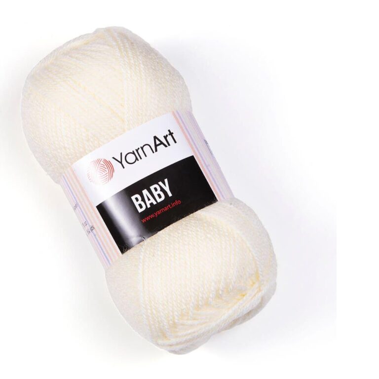 Пряжа для вязания YARNART «BABY» (№502) Белый