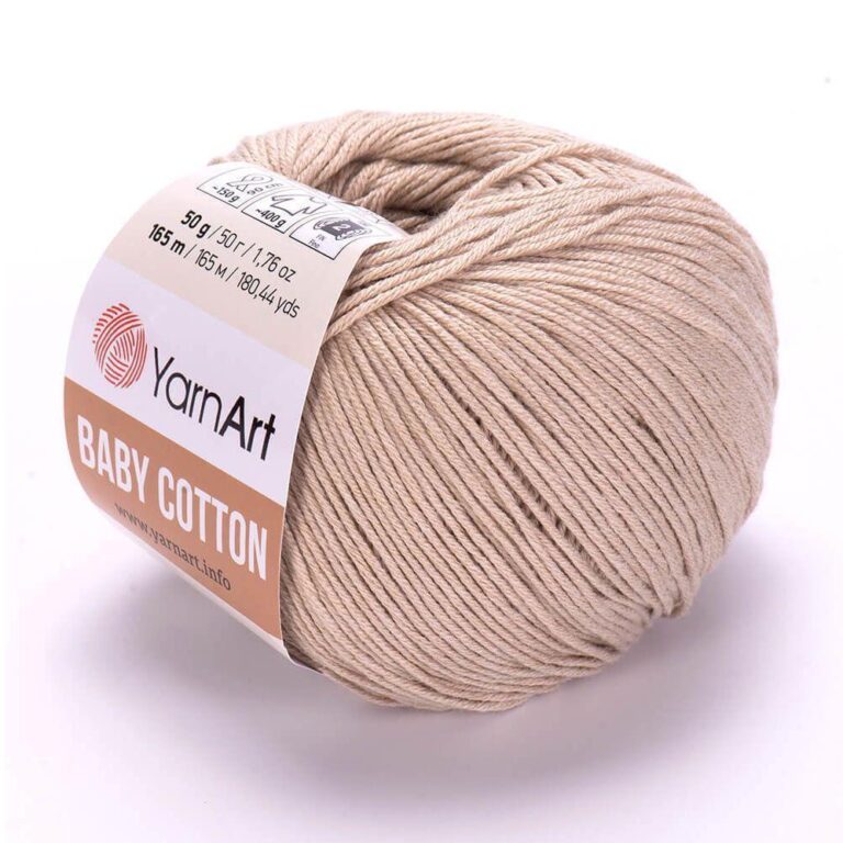 Пряжа для вязания YARNART «BABY COTTON» (№403) Бежевый