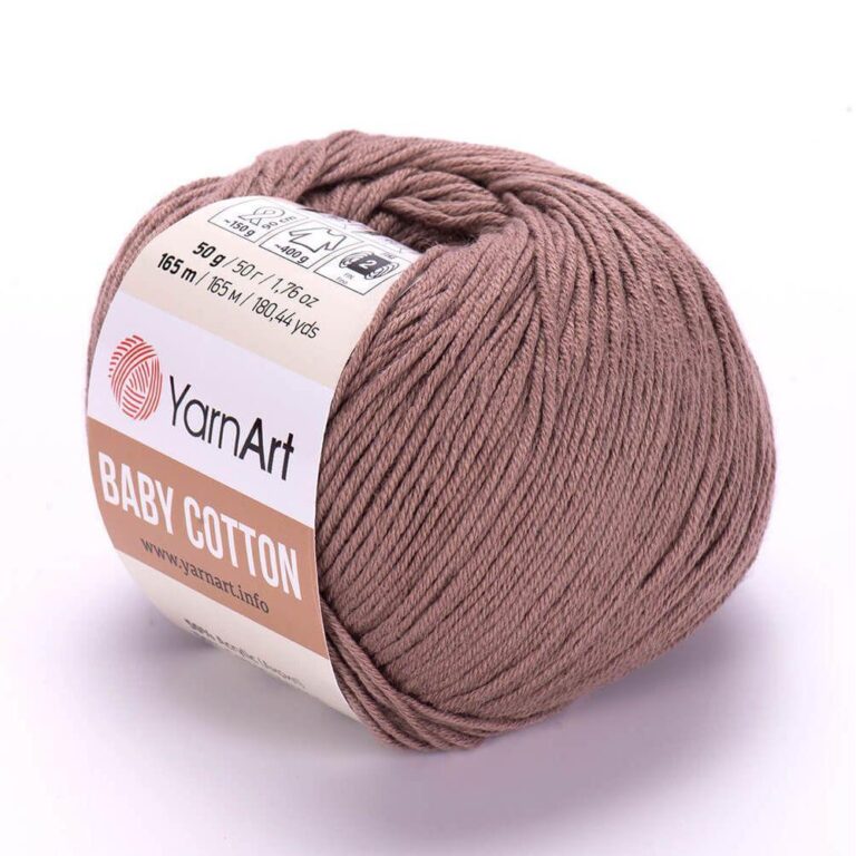 Пряжа для вязания YARNART «BABY COTTON» (№407) Какао