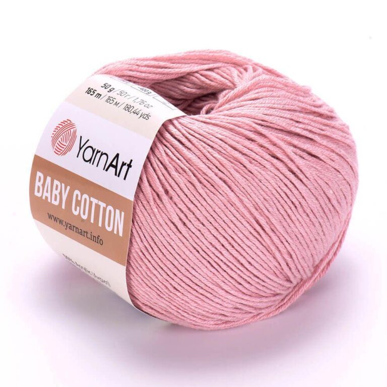 Пряжа для вязания YARNART «BABY COTTON» (№413) Пудра