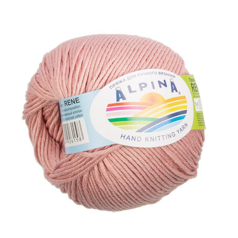 Пряжа для вязания ALPINA «RENE» (№019) Античная роза