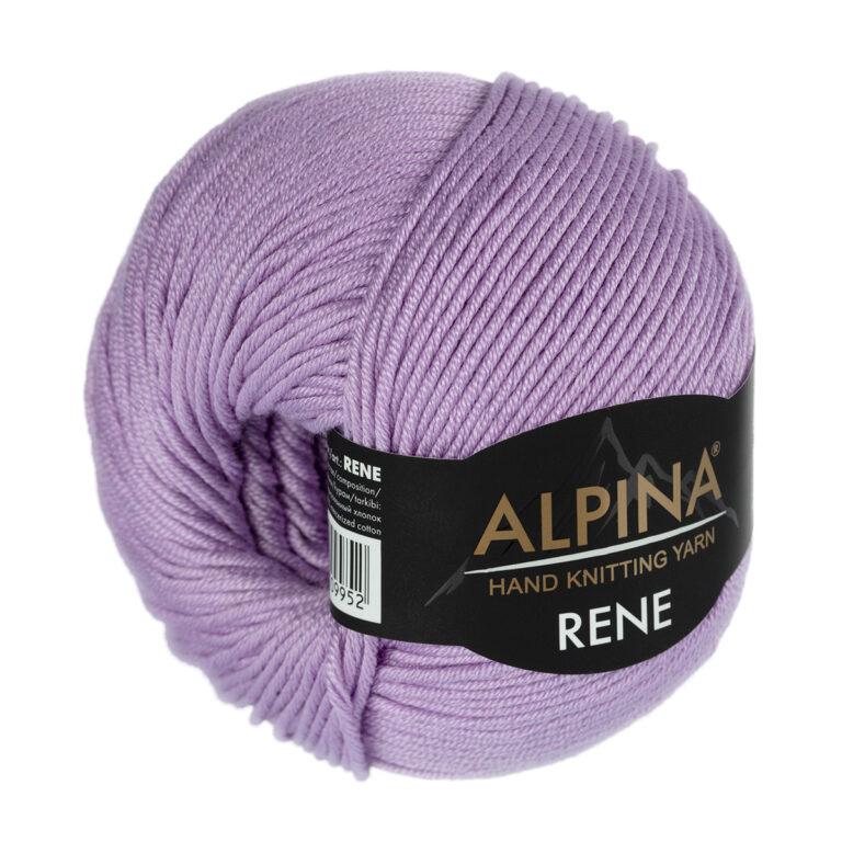 Пряжа для вязания ALPINA «RENE» (№053) Сиреневый